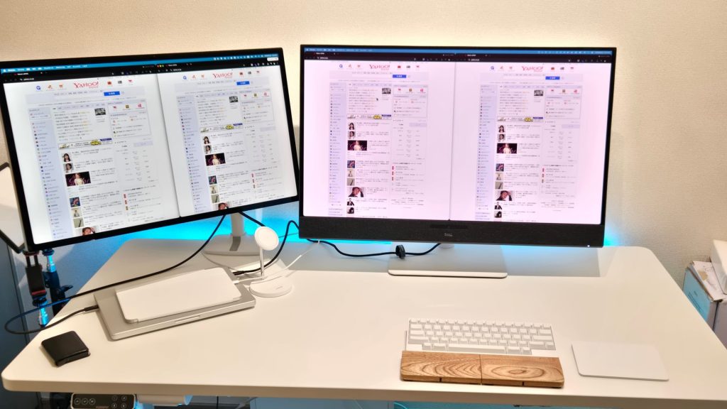 Studio Display と Dell S3225QC を実際に使用する